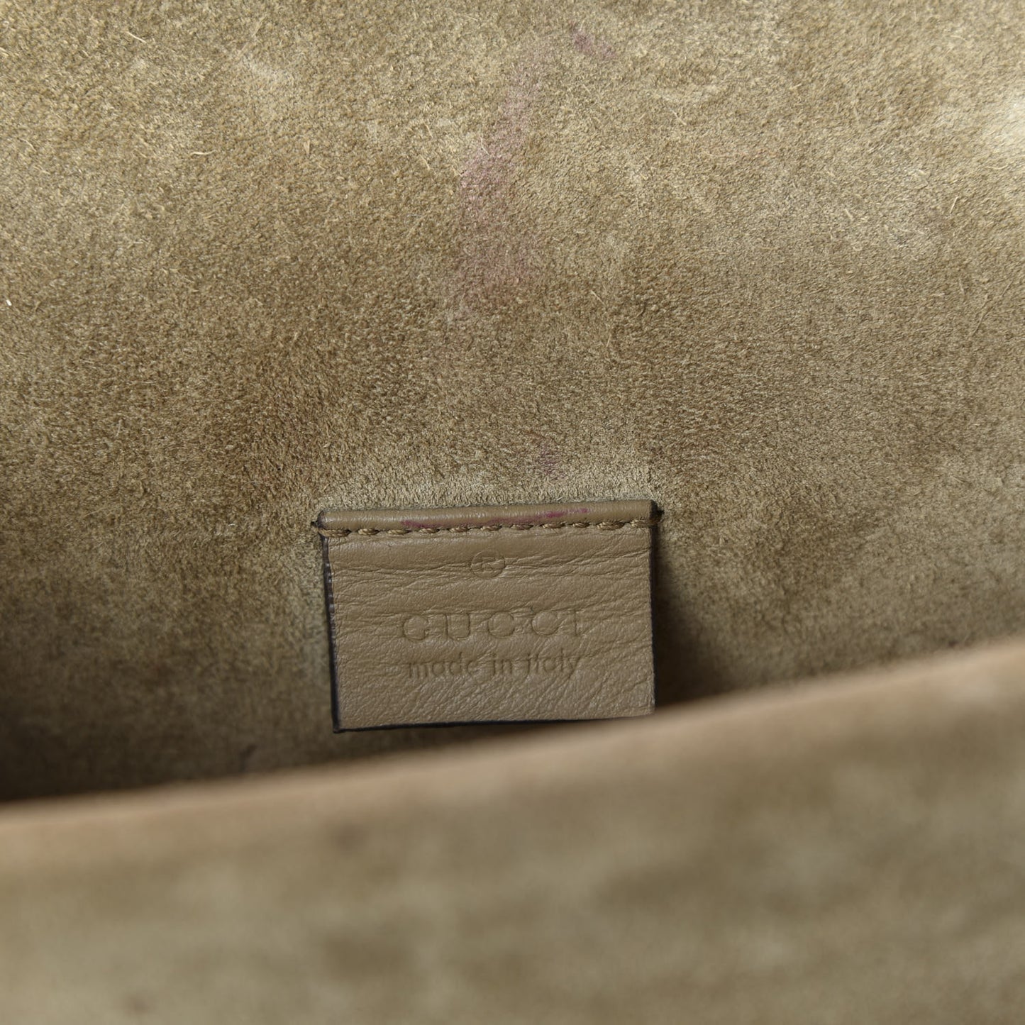GG Supreme Monogram Mini Dionysus Shoulder Bag Taupe