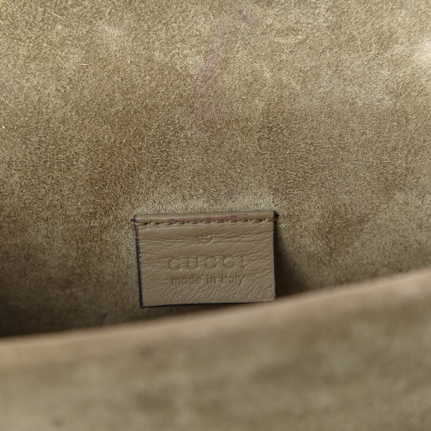 Gucci GG Supreme Monogram Mini Dionysus Shoulder Bag Taupe 8 of 10
