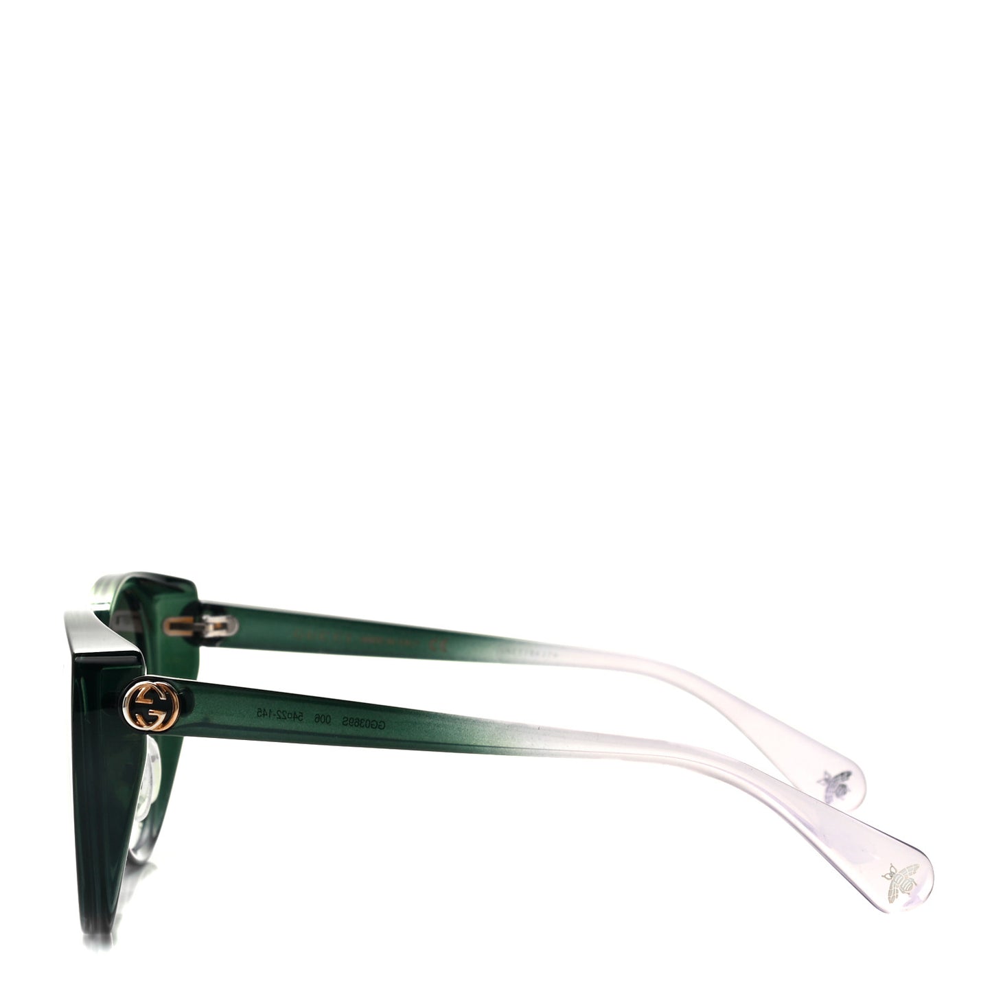 Acetate Cat Eye GG0369S Sunglasses GG Green