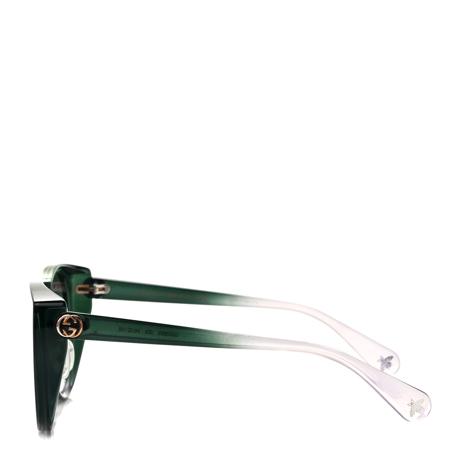 Gucci Acetate Cat Eye GG0369S Sunglasses GG Green 3 of 8