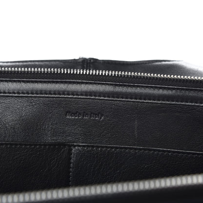 Celine Supple Natural Calfskin Medium Tri-Fold Bag Black 7 of 12