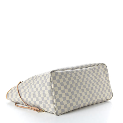 Louis Vuitton Damier Azur Neo Neverfull GM Rose Ballerine 4 of 11