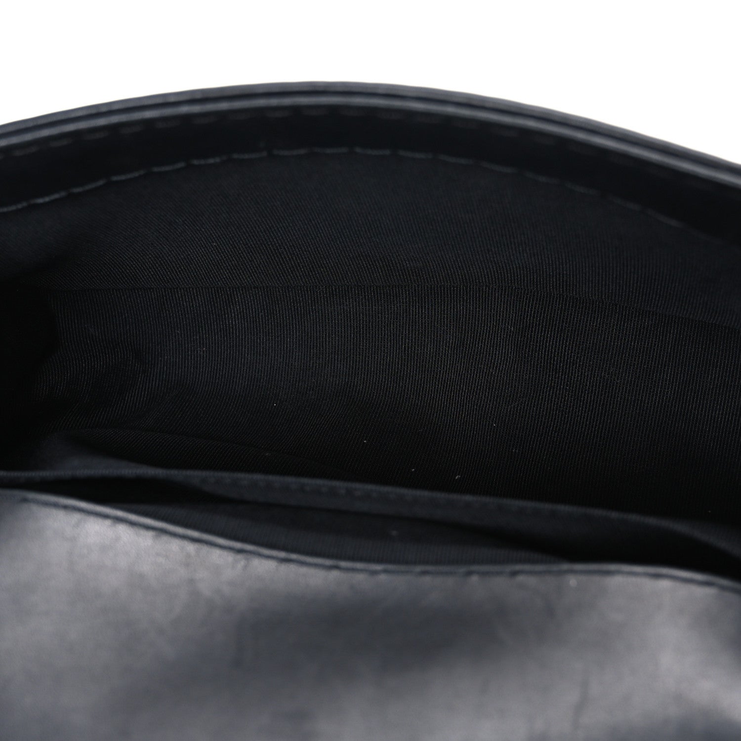 Chanel Calfskin Double Stitch Small Boy Flap Black 5 of 10