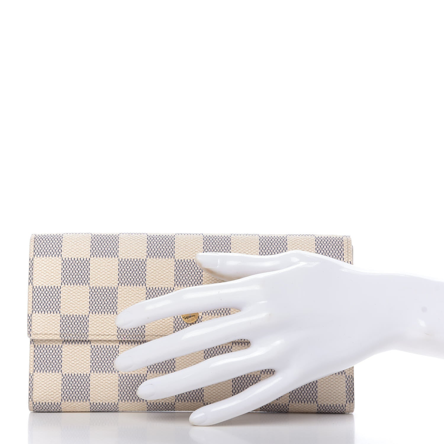 Louis Vuitton Damier Azur Porte Tresor International Wallet 2 of 9