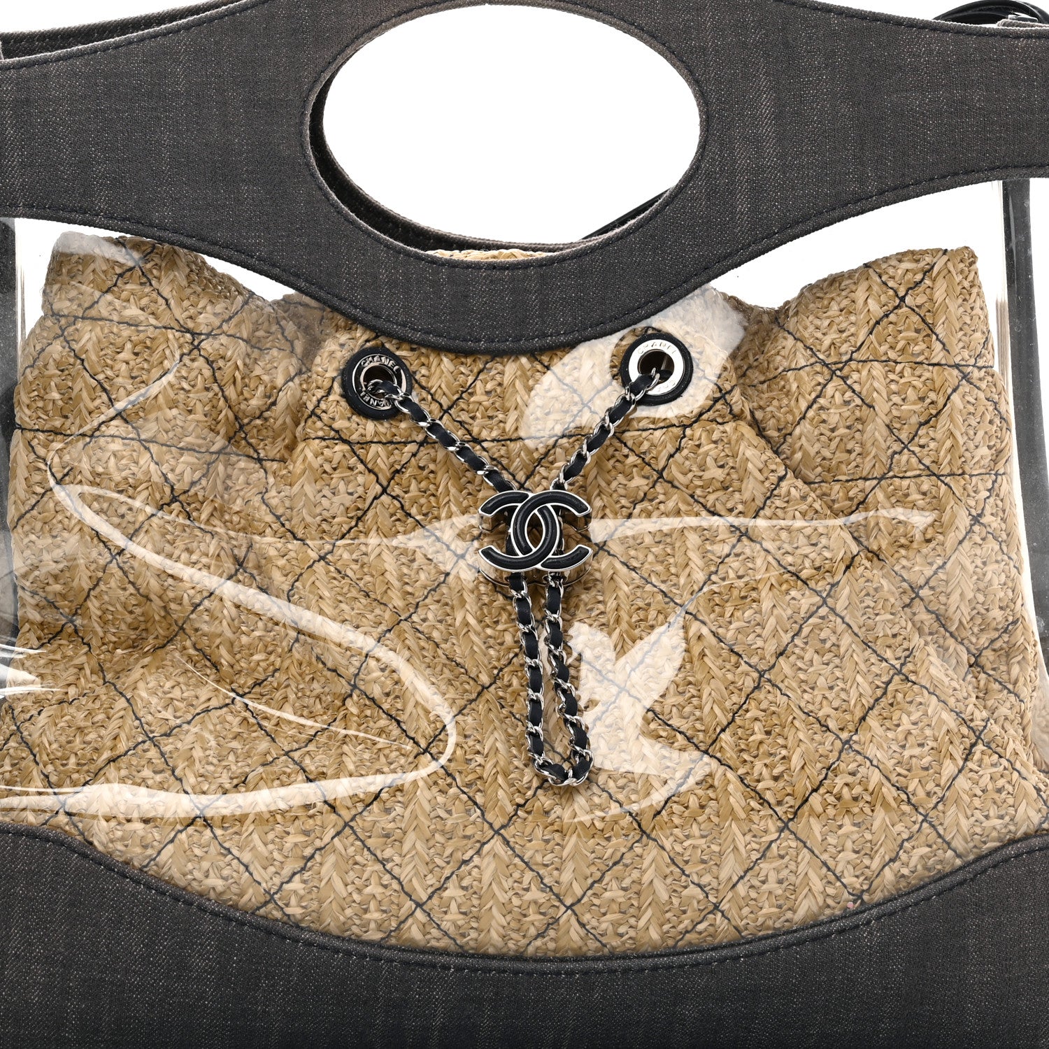 Chanel Denim PVC Quilted Chanel 31 Bag Blue 8 of 10