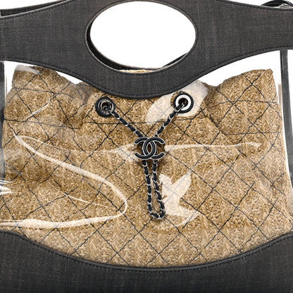 Chanel Denim PVC Quilted Chanel 31 Bag Blue 8 of 10