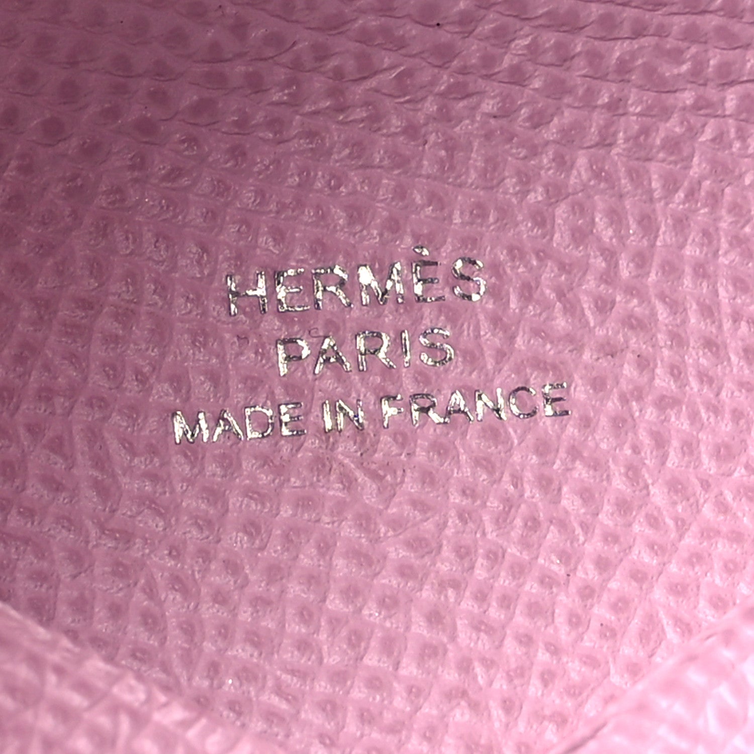 Hermes Epsom Calvi Card Case Mauve Sylvestre 8 of 13