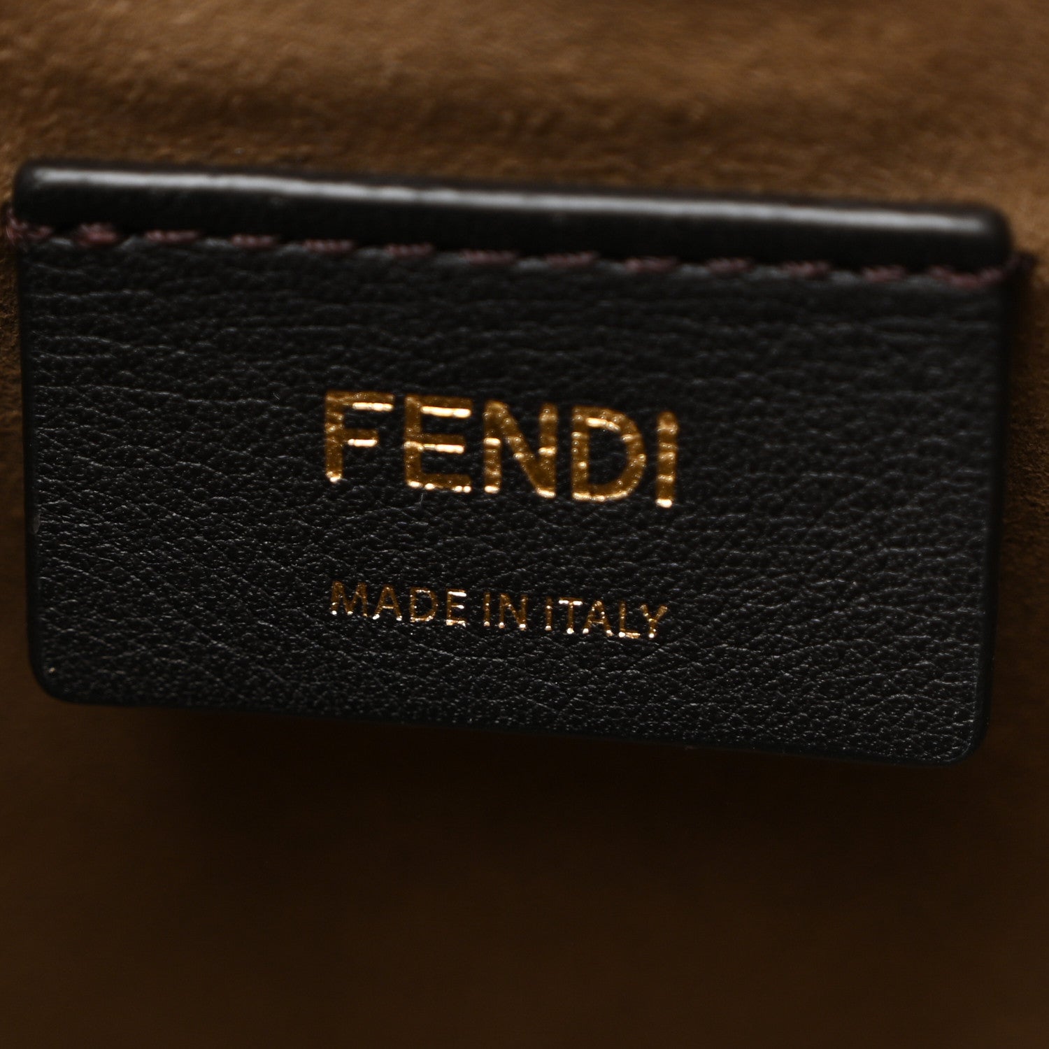 Fendi Vitello King F is Fendi Logo Embossed Mini Mon Tresor Bucket Bag Tortora 6 of 10