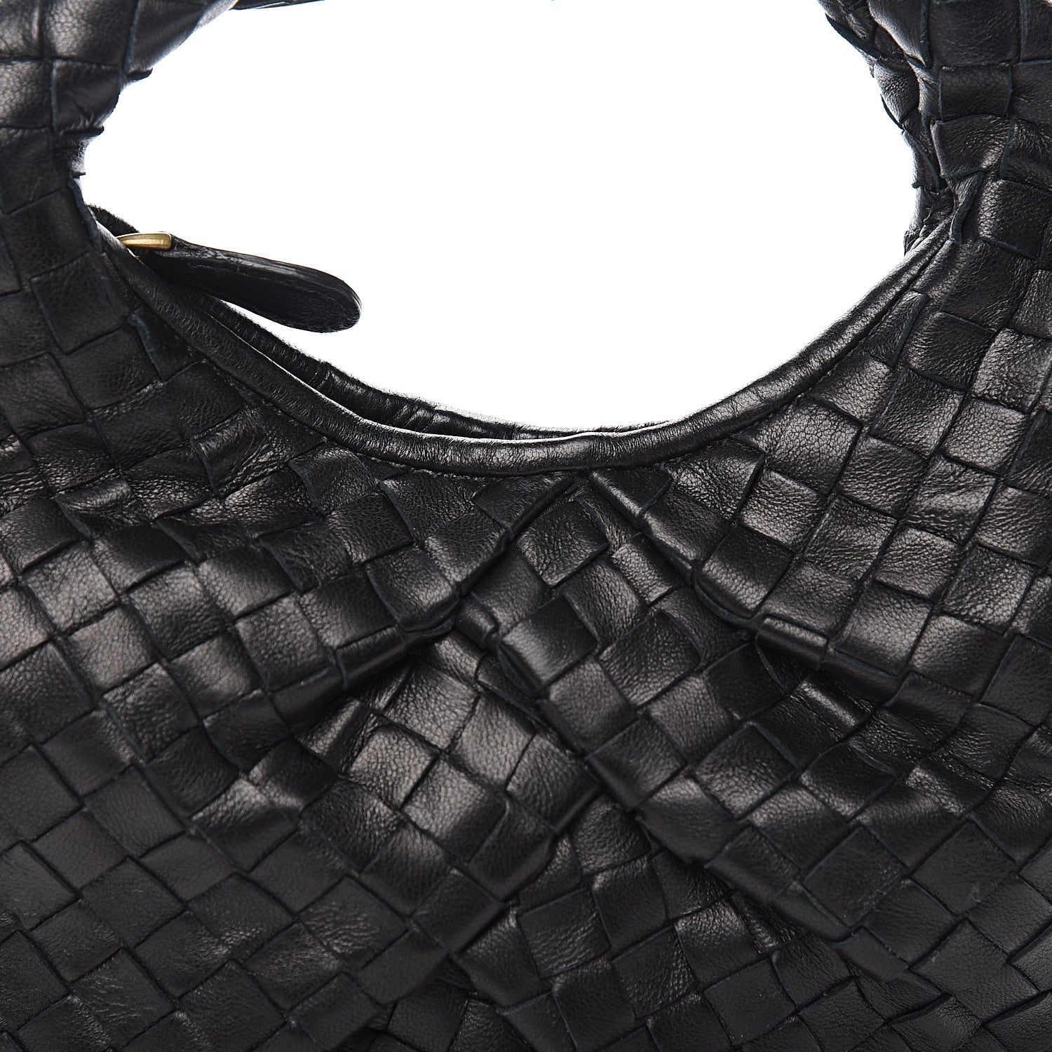 Bottega Veneta Nappa Intrecciato Pleated Mini Veneta Hobo Black 9 of 9