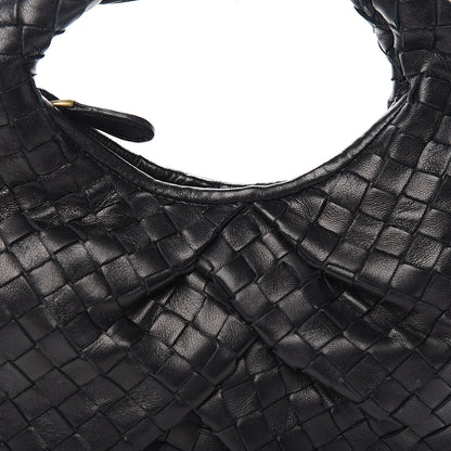 Bottega Veneta Nappa Intrecciato Pleated Mini Veneta Hobo Black 9 of 9