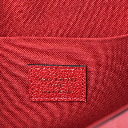 Louis Vuitton Empreinte Pochette Felicie Chain Wallet Cherry 7 of 13