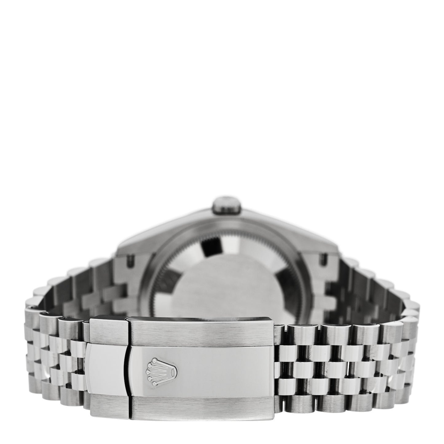 Stainless Steel 18K White Gold Diamond 36mm Oyster Perpetual Datejust Watch Black 126234