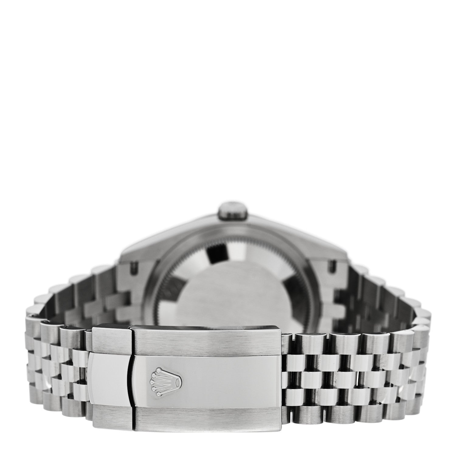 Rolex Stainless Steel 18K White Gold Diamond 36mm Oyster Perpetual Datejust Watch Black 126234 3 of 5