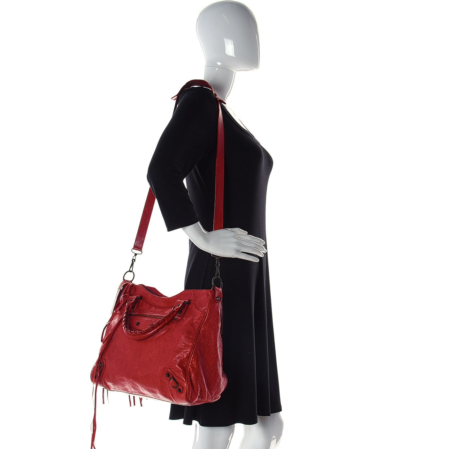 Balenciaga Agneau Classic Hardware Velo Sang 2 of 24