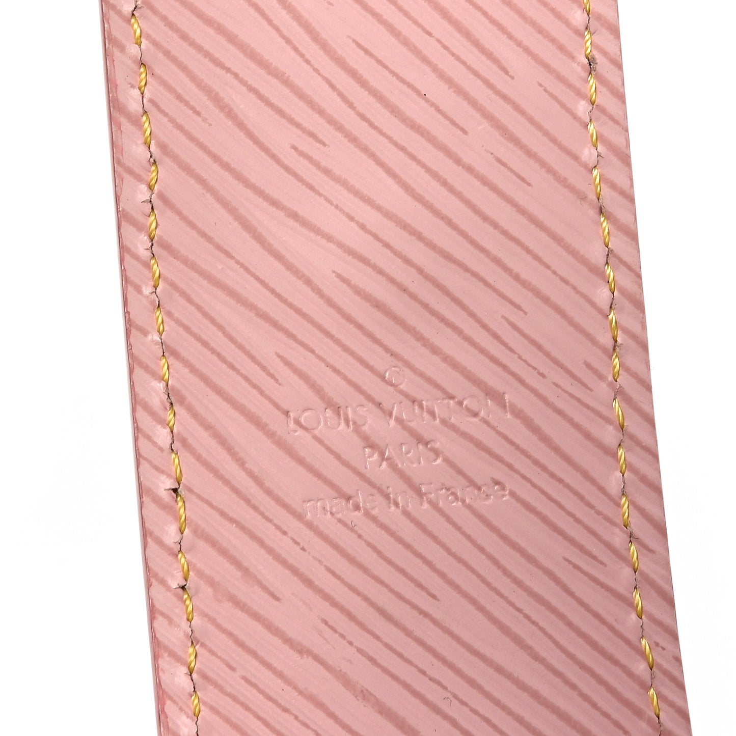 Epi Mechanical Flowers Bandouliere Shoulder Strap  Rose Ballerine