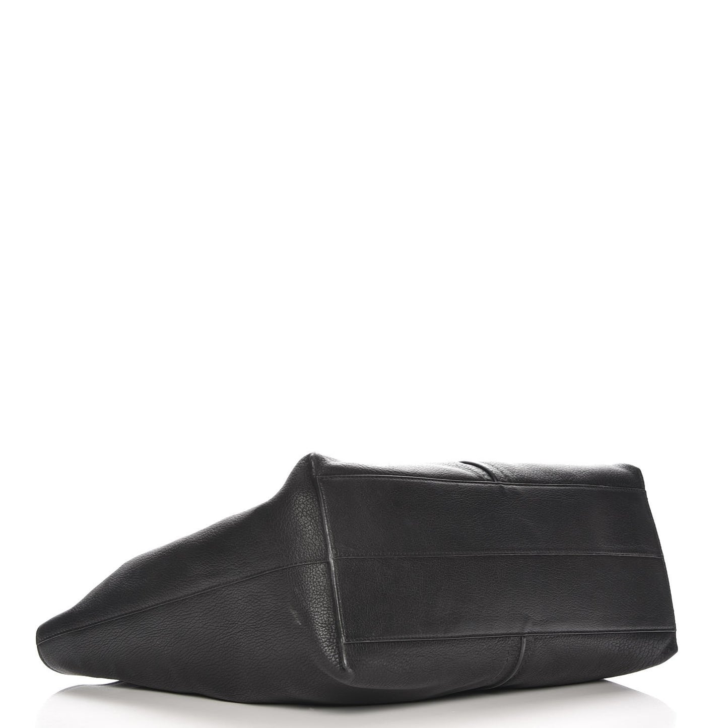 Grained Lambskin Large Keri Tote Black