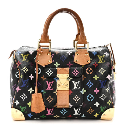 Louis Vuitton Monogram Multicolor Speedy 30 Black 1 of 11