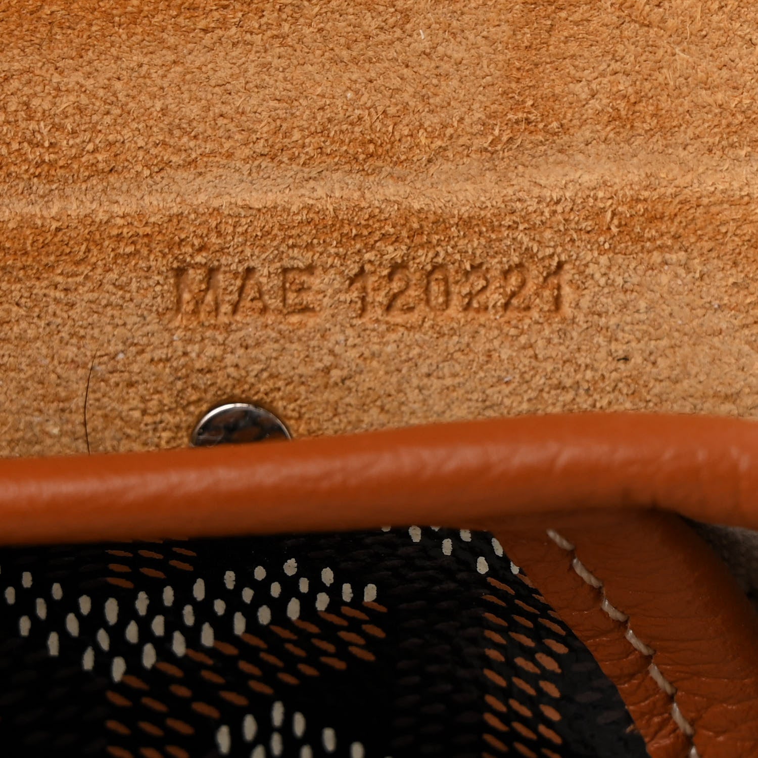 Goyard Goyardine Calfskin Mini Alpin Backpack Black Gold 7 of 13