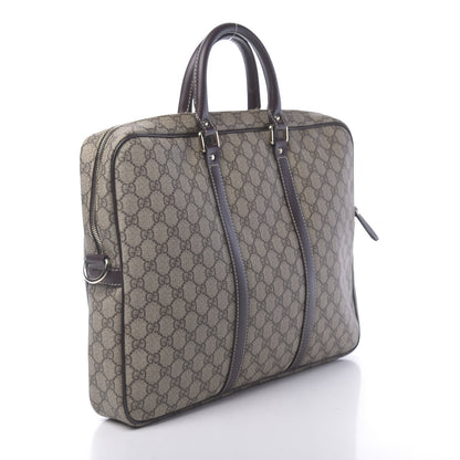 Gucci GG Plus Monogram Briefcase Dark Brown 3 of 10