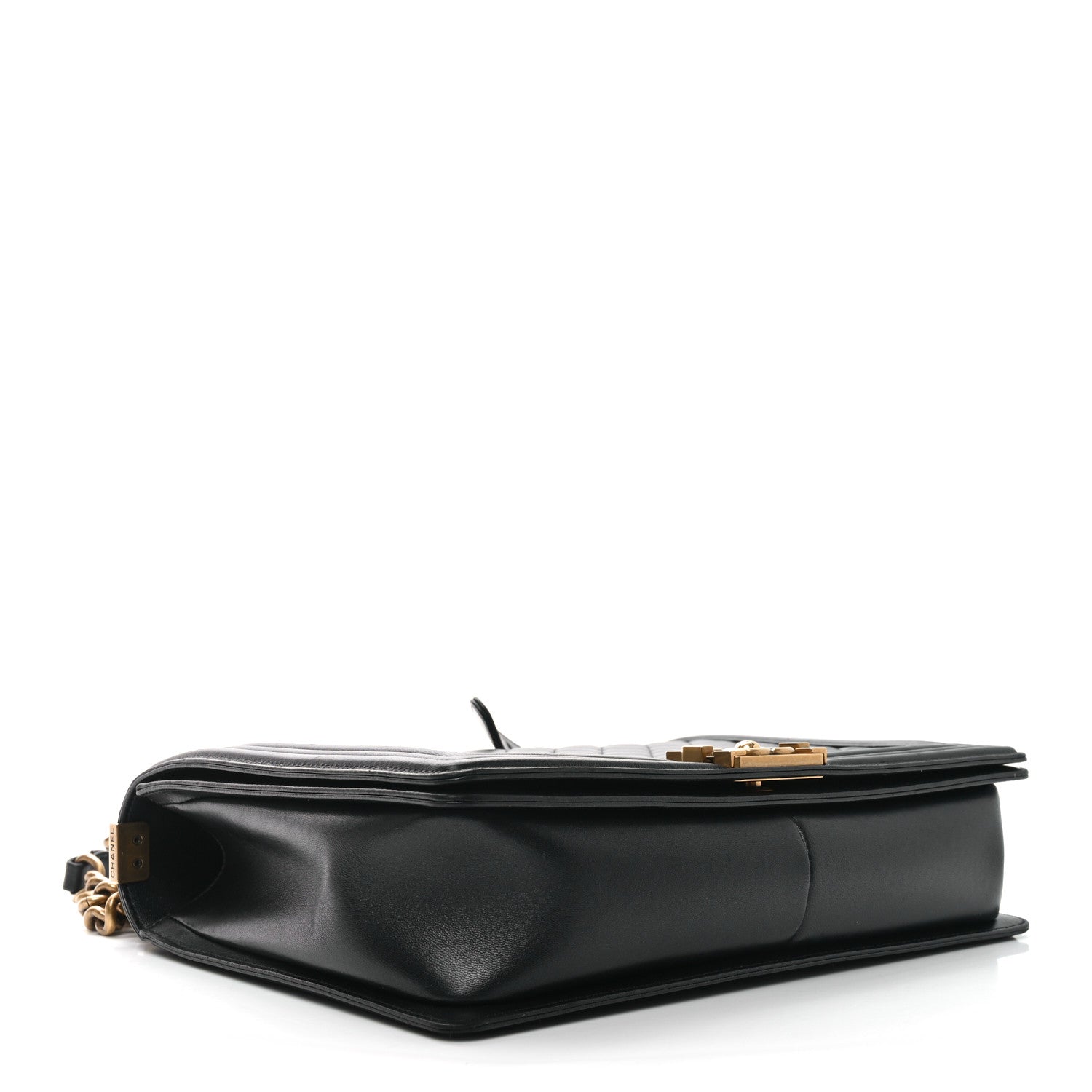 Chanel Lambskin Quilted Large Boy Flap Black 4 of 11