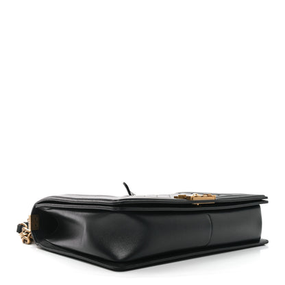 Chanel Lambskin Quilted Large Boy Flap Black 4 of 11