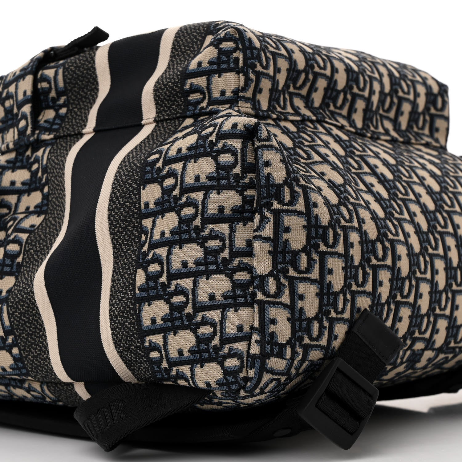 Christian Dior Oblique Diortravel Backpack Blue 9 of 10