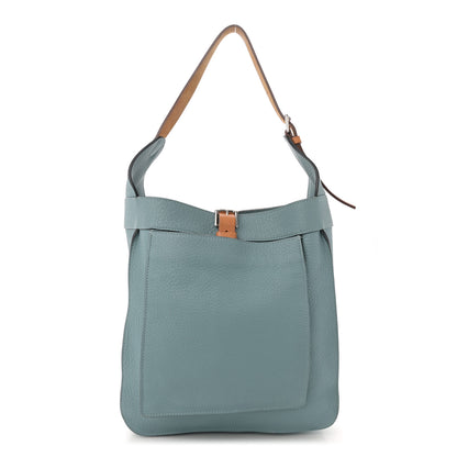 Hermes Taurillon Clemence Marwari PM Bleu Ciel 1 of 13