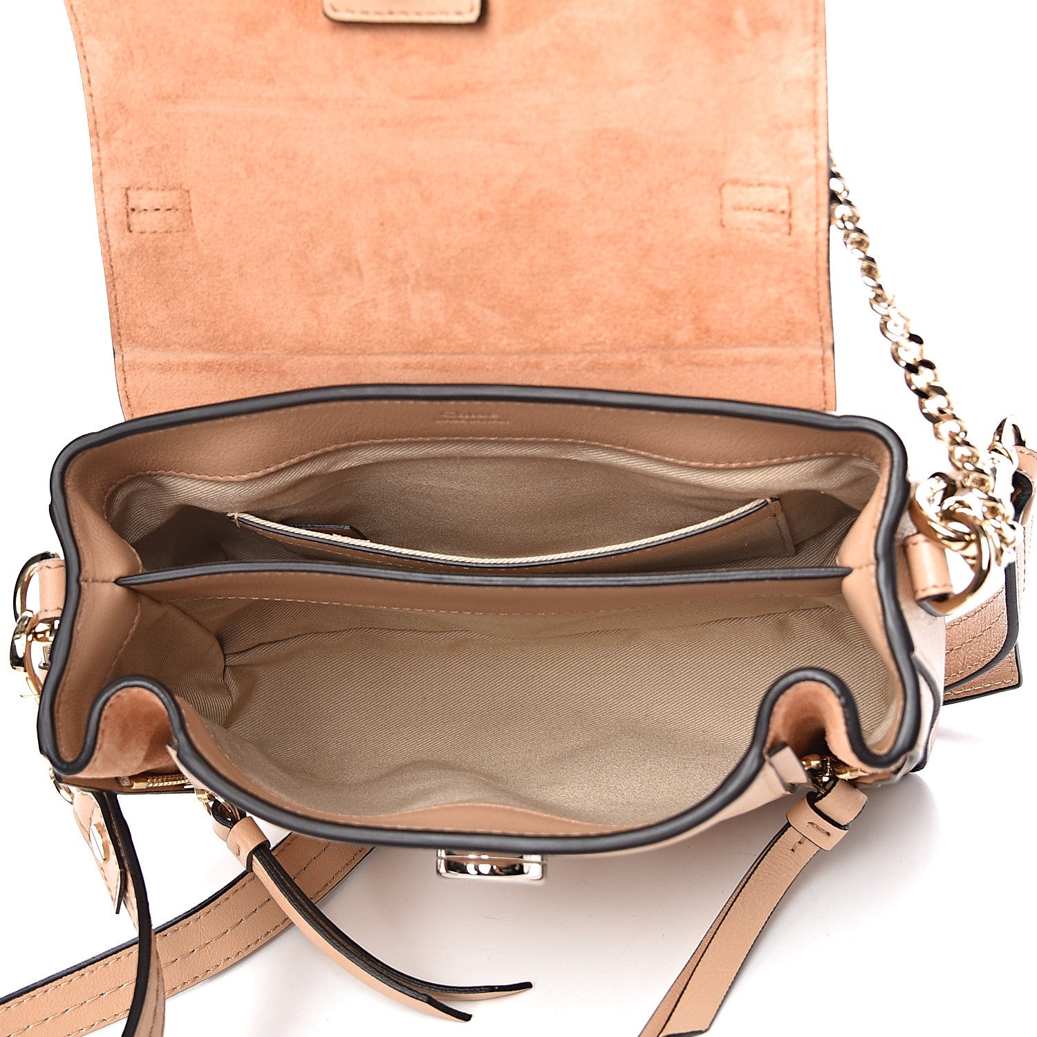 Chloe Calfskin Mini Faye Day Shoulder Bag Blush Nude 6 of 11