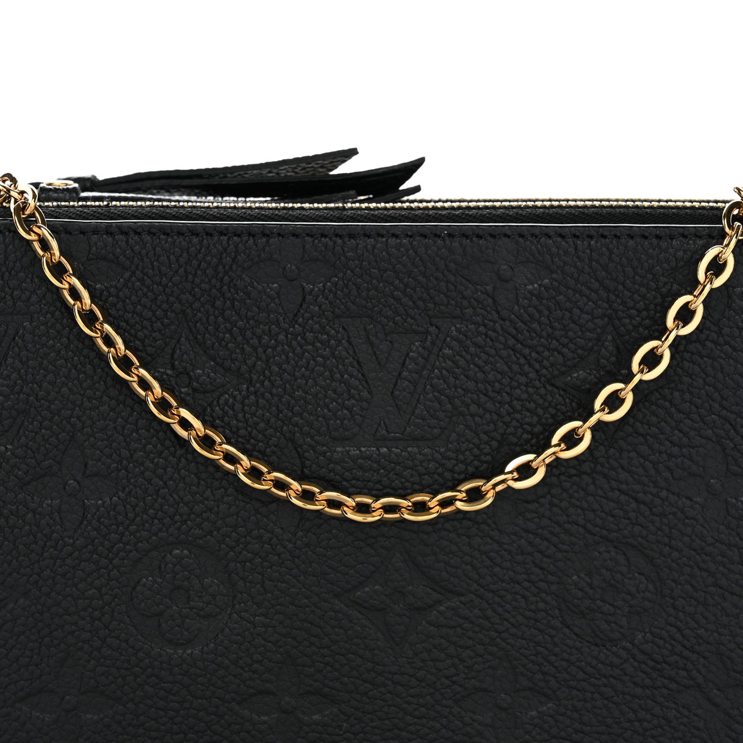 Empreinte Double Zip Pochette Black