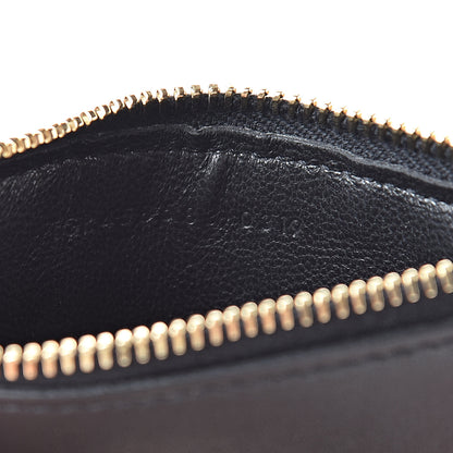 Saint Laurent Calfskin 5 Fragments Zip Pouch Card Holder Black 7 of 8