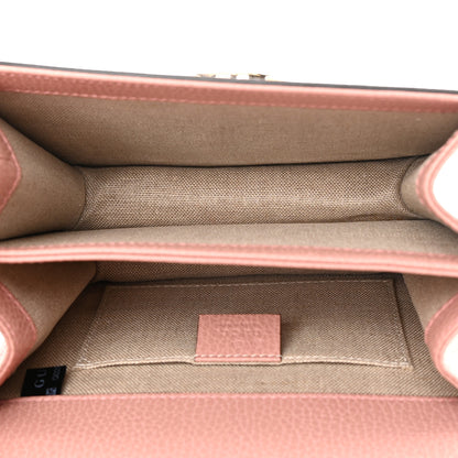 Gucci Dollar Calfskin Small Interlocking G Shoulder Bag Soft Pink 5 of 10