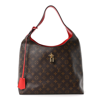 Louis Vuitton Monogram Flower Hobo Coquelicot 1 of 9