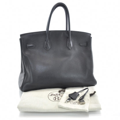 Hermes Taurillon Clemence BIRKIN 35 Black 13 of 20