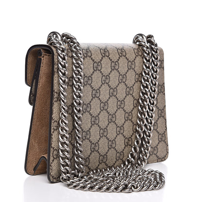 Gucci GG Supreme Monogram Mini Dionysus Shoulder Bag Taupe 3 of 13