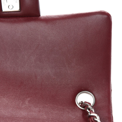 Chanel Lambskin Quilted Mini Rectangular Flap Burgundy 8 of 13