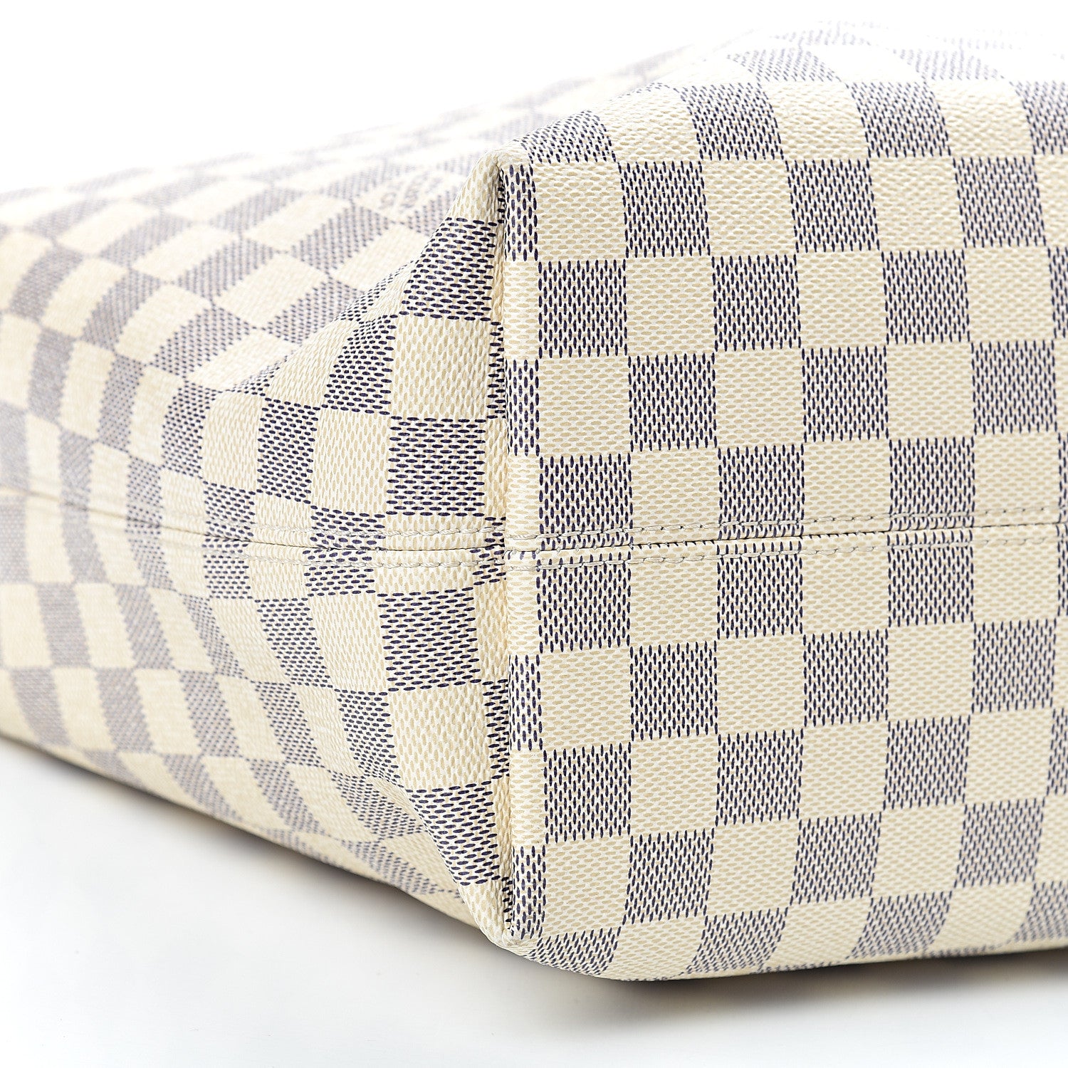 Louis Vuitton Damier Azur Graceful MM Rose Ballerine 9 of 13