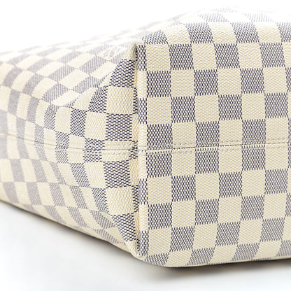 Louis Vuitton Damier Azur Graceful MM Rose Ballerine 9 of 13