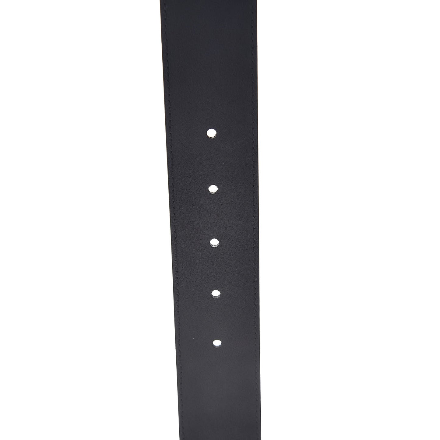 Textured Dollar Calfskin 40mm Belt 80 32 Black