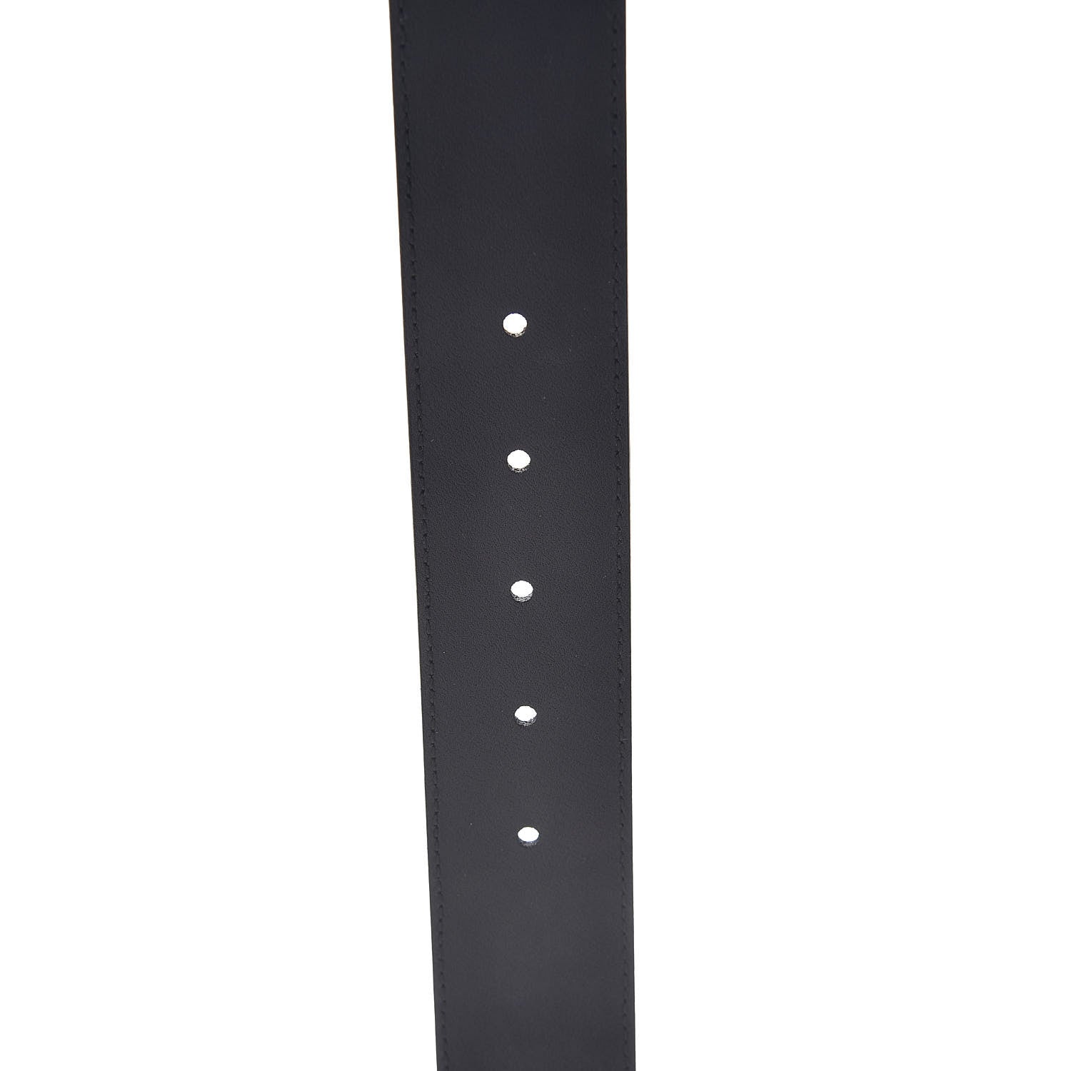 Gucci Textured Dollar Calfskin 40mm Belt 80 32 Black 5 of 6