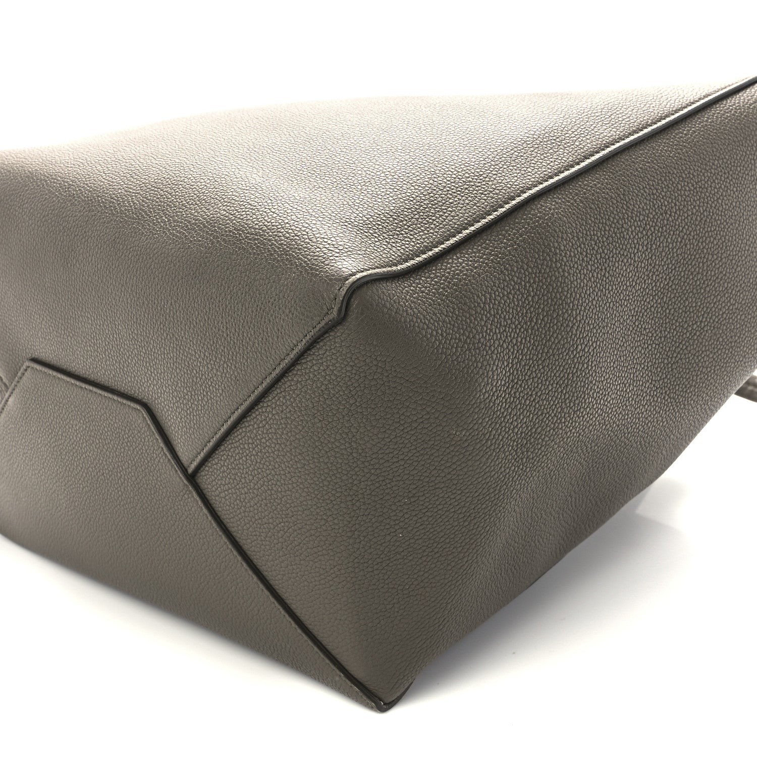 Celine Soft Grained Calfskin Small Belt Cabas Phantom Taupe 10 of 10