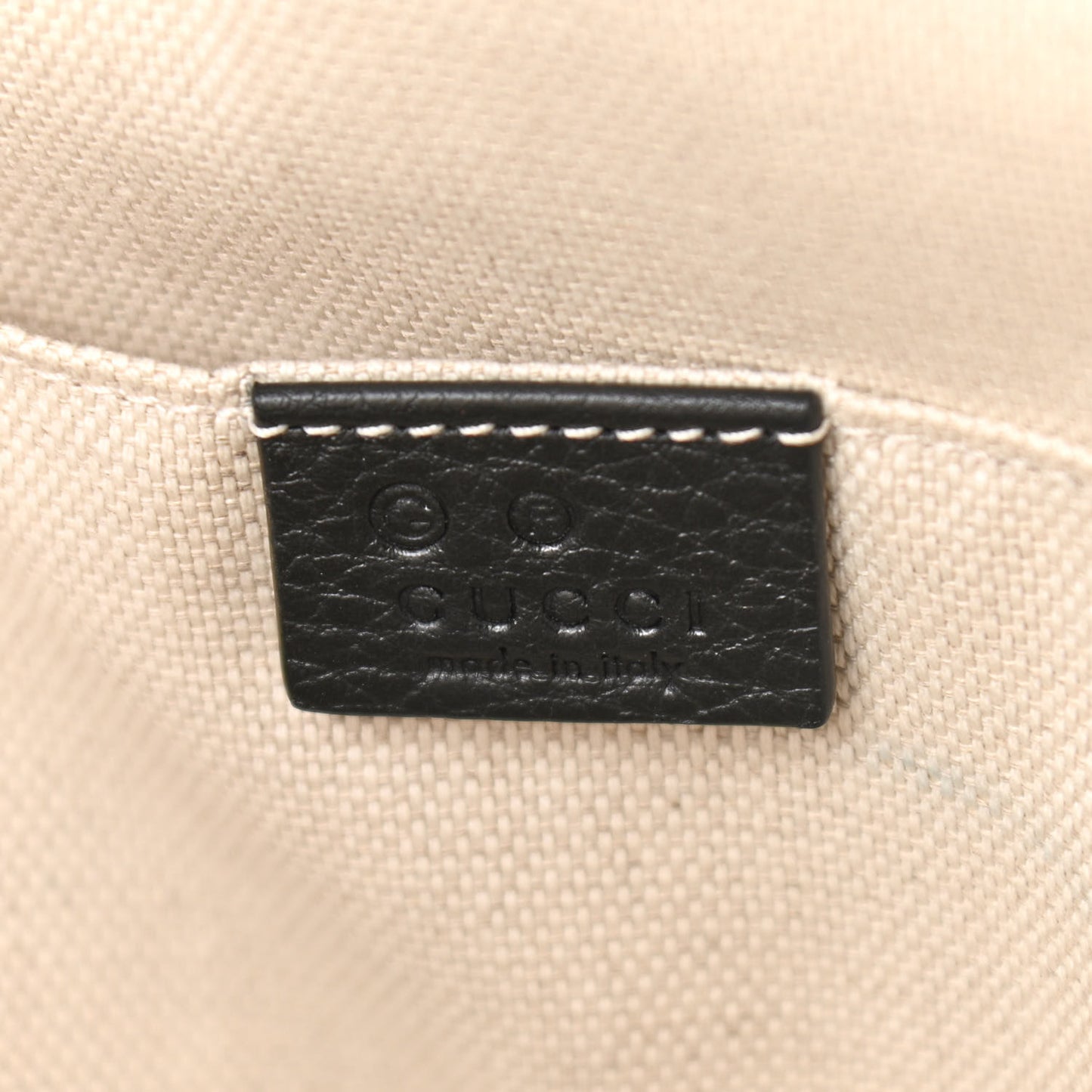 Pebbled Calfskin Soho Chain Backpack Black