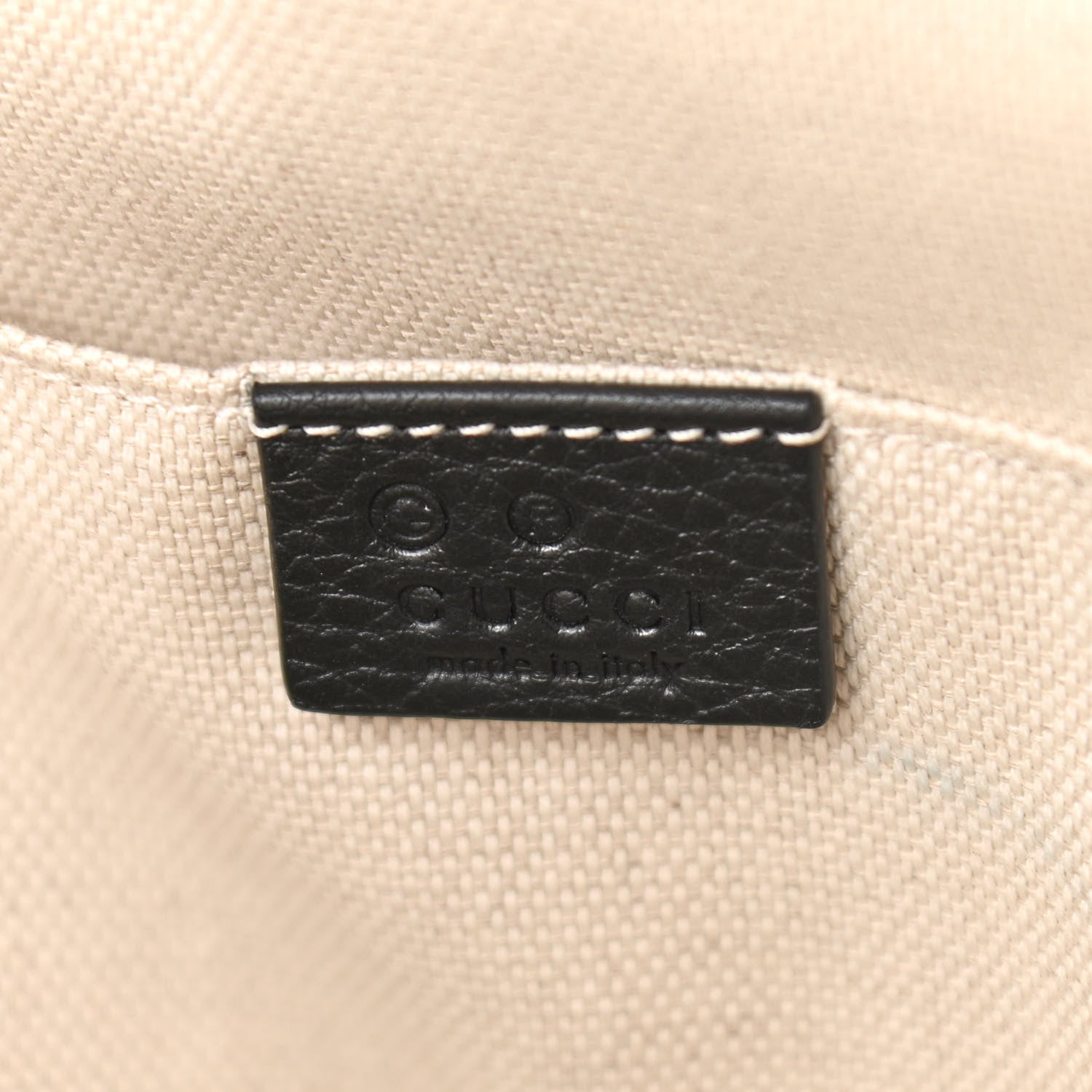 Gucci Pebbled Calfskin Soho Chain Backpack Black 6 of 11
