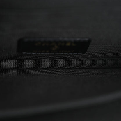 Chanel Calfskin Quilted Mini Maxi Pearls Wallet On Chain WOC Black 5 of 11