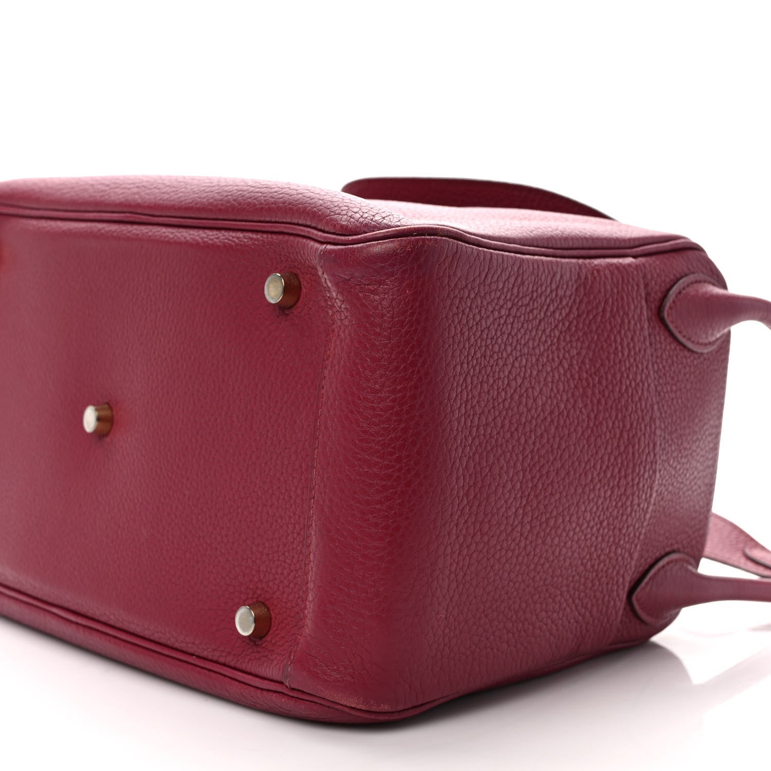 Hermes Taurillon Clemence Lindy 30 Rouge Garance 9 of 12