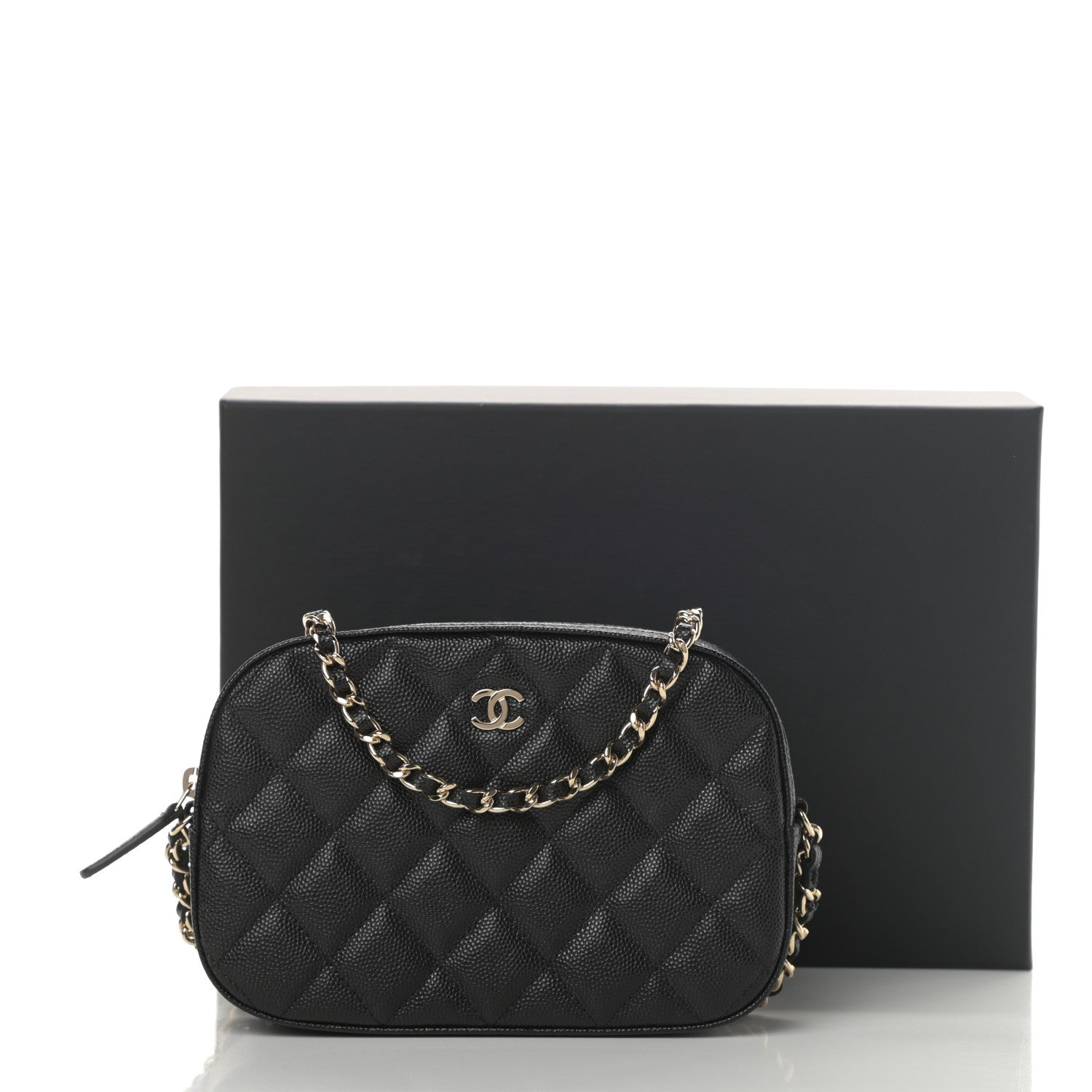 Chanel Caviar Quilted Vanity With Chain Black 11 of 11