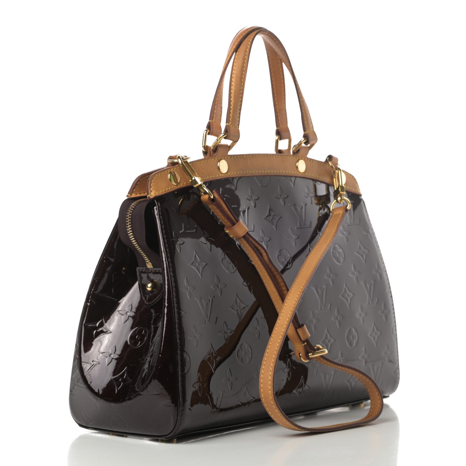 Louis Vuitton Vernis Brea MM Amarante 3 of 14