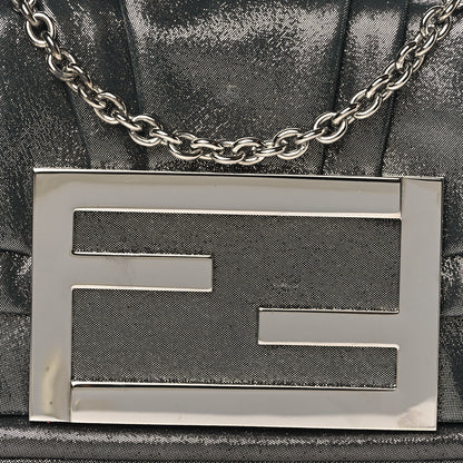 Fendi Metallic Calfskin Mia Pochette Silver 8 of 11