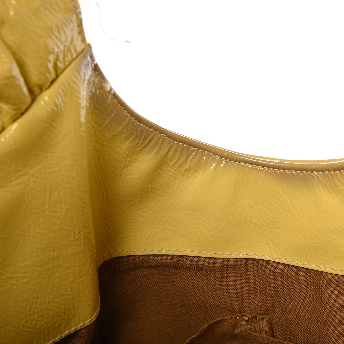 Patent Belle de Jour Cabas Tote Yellow
