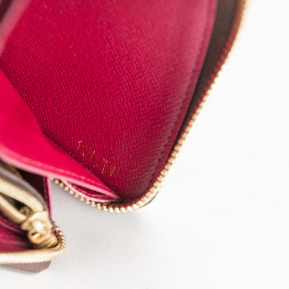 Louis Vuitton Monogram Clemence Wallet Fuchsia 7 of 7