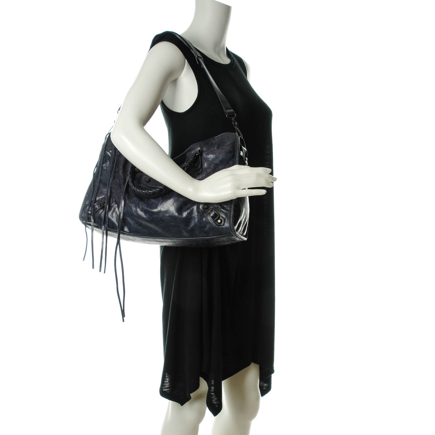 Balenciaga Agneau Classic Hardware City Encre 2 of 8